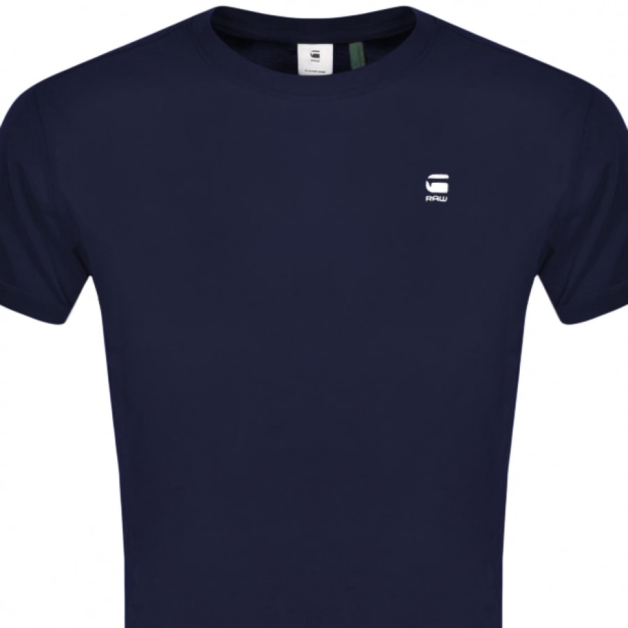 Alternative Image for ProductG Star Raw Lash Logo T Shirt Navy2